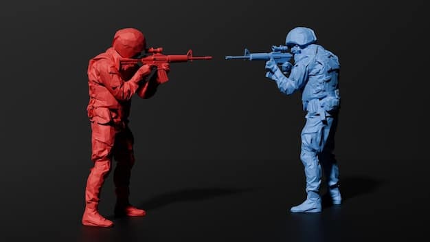 A split graphic showing two contrasting scenes, one depicting advanced military technology and the other showing a classroom lacking resources, symbolizing the debate between defense and education spending in the federal budget.