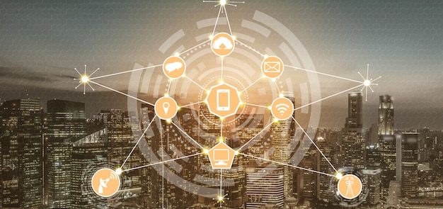A network diagram illustrating the flow of threat intelligence and best practices between government agencies, industry associations, and private sector businesses. Highlight the importance of collaboration.