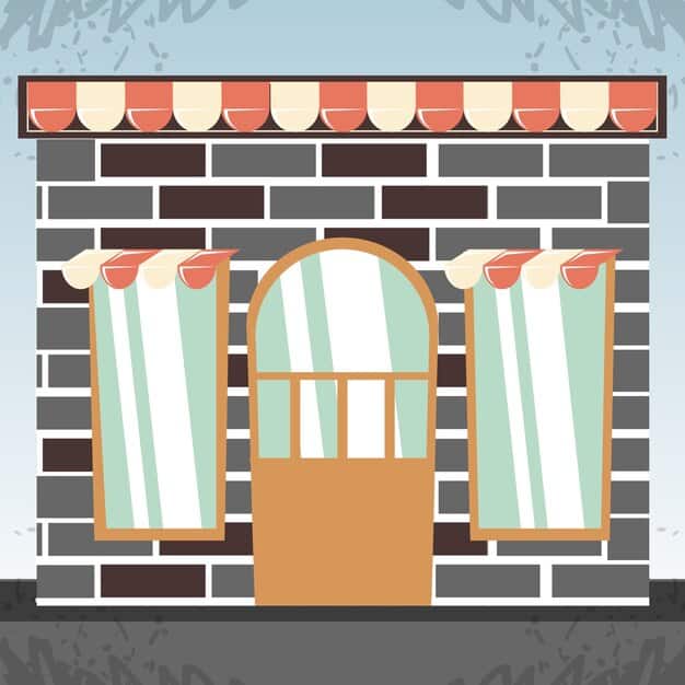 A split screen showing a traditional brick-and-mortar store on one side, with few customers, and a vibrant e-commerce website on the other side, with numerous products and shoppers virtually browsing. The image symbolizes the shift towards online shopping.